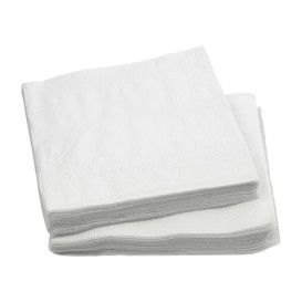 Papierservietten "Cocktail" weiß 20x20cm (3.000 Einh.)