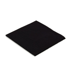 Papierservietten "Cocktail" schwarz 20x20cm (100 Einh.)