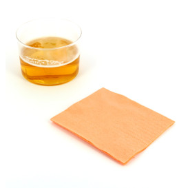 Papierservietten "Cocktail" lachs 20x20cm (100 Einh.)