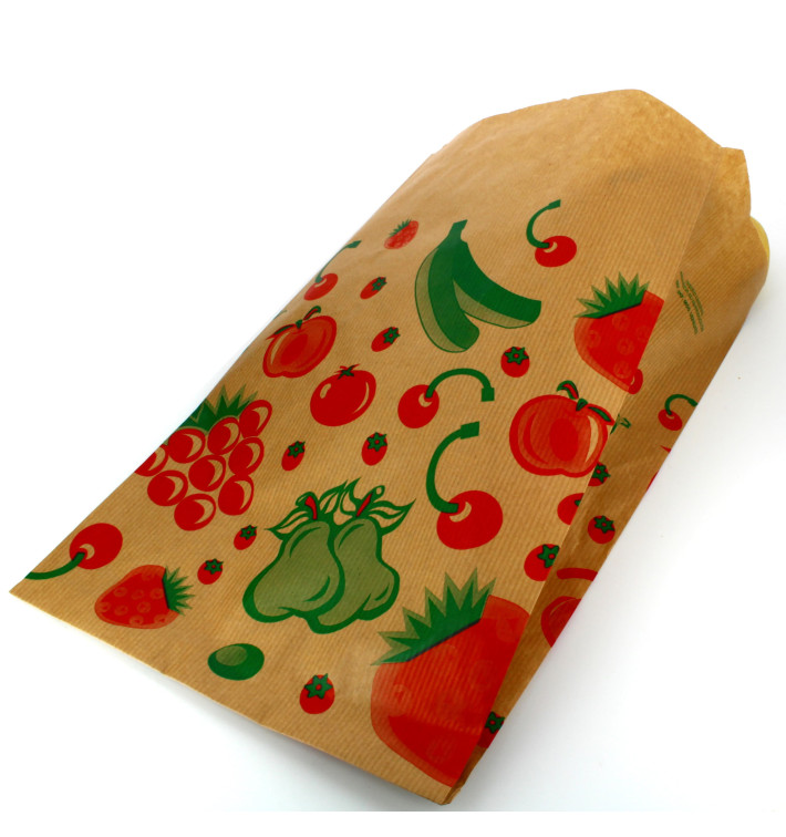Papiertüten kraft für Obst 18+10x32cm Papiertüten kraft für Obst 18+10x32cm