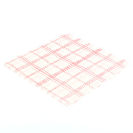 Papierservietten Kariert rot 33x33cm 1-lagig (3.840 Einh.)