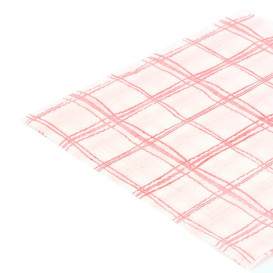 Papierservietten Kariert rot 33x33cm 1-lagig (3.840 Einh.)