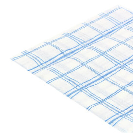 Papierservietten Kariert blau 33x33cm 1-lagig (3.840 Einh.)