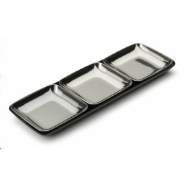 Plastikschale Verkostung schwarz 6x19cm (200 Einh.)