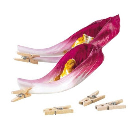 Plastikpinzetten von Bambu partyservice 25mm (10000 Einh.)